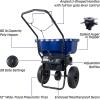 imageChapin 88200A Spreader Salt Ice Melt All Season SaltPro Walk Behind Spiked Auger Adjustable Baffles 12quot Tires Coated Steel Frame Enclosed Gears WeatherResistant Rain Cover 80Lbs