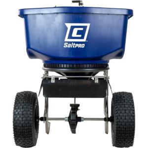 imageChapin 88800B Spreader Rock Salt Ice Melt Contractor SaltPro Walk Behind Spiked Auger Adjustable Baffles 12quot Tires Enclosed Greased Gears Ergo THandle WeatherResistant Rain Cover 100Lbs